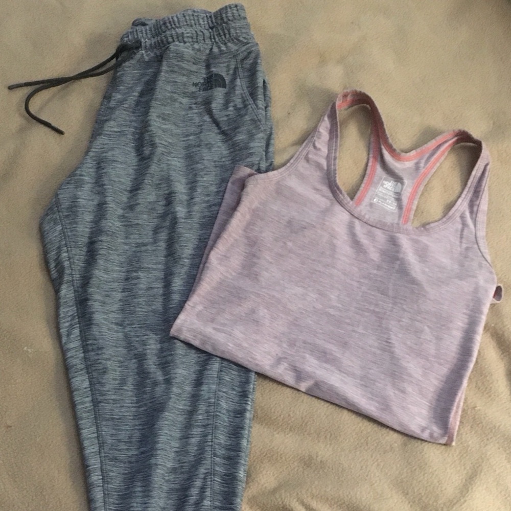 North Face workout set
